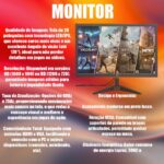 PC Gamer Completo Intel Core i5 3ª Geração, Opções 8GB/16GB RAM, SSD 120GB/240GB/480GB/ 1TB, Placa de Video GT 730 4GB, Windows 11, Monitor LED 19,Teclado e Mouse Gamer, HeadSet (GB, 16, GB, 480) - Imagem 4