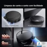 Robô Aspirador e Esfregão Roborock Saros 10R, Sucção 22.000Pa, Design Ultrafino 8cm, Autoesvaziamento, Detecção 3D - Imagem 5