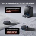 Robô Aspirador e Esfregão Roborock Saros 10R, Sucção 22.000Pa, Design Ultrafino 8cm, Autoesvaziamento, Detecção 3D - Imagem 6
