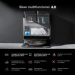 Robô Aspirador e Esfregão Roborock Saros 10R, Sucção 22.000Pa, Design Ultrafino 8cm, Autoesvaziamento, Detecção 3D - Imagem 7