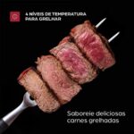 WAP Fritadeira Elétrica Air Fryer Barbecue Digital 12 em 1, 10 Litros, 4 Níveis de Temperatura, Antiaderente, 1700W 220V - Imagem 5