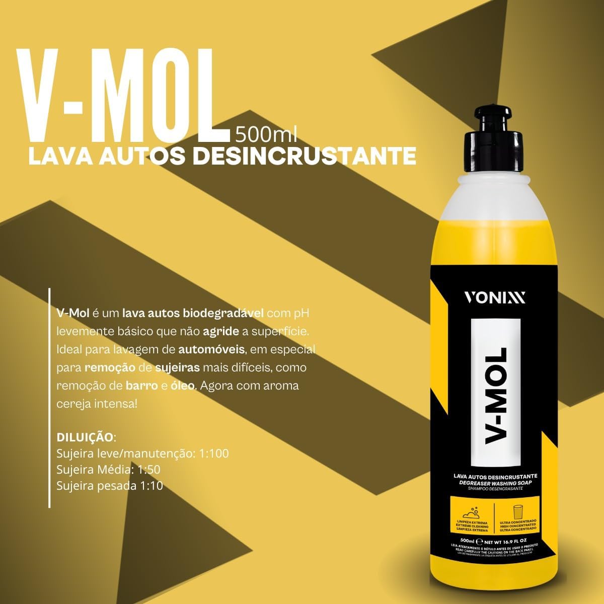 Kit Lavagem Correta Profissional Vonixx Lavadora Alta Pressão Fast + Produtos E Acessórios Automotivos Vonixx (220 V) - Imagem 3