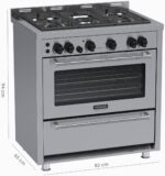 Fogao 5 Bocas Venax Temis Inox Gas GLP 220 V - Imagem 2