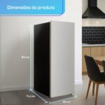 Freezer e Conservador Vertical HQ 330 Litros Inox e Preto HQ-330FV/RFFIX (127V) - Imagem 4