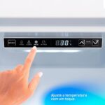 Freezer e Conservador Vertical HQ 330 Litros Inox e Preto HQ-330FV/RFFIX (127V) - Imagem 6
