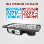 CHURRASQUEIRA ELETRICA GRANDE 127V/1800W - Imagem 4