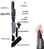 Aspirador de Pó sem Fio Portatil Recarregavel Potente De Mao Power Max - Imagem 5