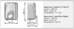 Aquecedor Central Flex Digital Cardal Branco Pequeno - Imagem 4