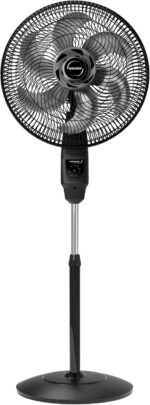 Ventilador de Coluna Mallory Chronos 140W, Silencioso, Com Controle Remoto, Hélice de 6 pás, Auto Desligamento Programável de até 7 Horas- PR – GR - 220V - Imagem 3