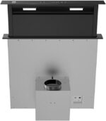 Coifa de Embutir para Bancada Eos Premium 90cm Downdraft All Black 1200m³/h Epco91bp 220v - Imagem 3