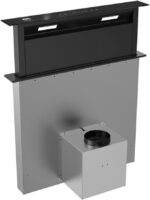 Coifa de Embutir para Bancada Eos Premium 90cm Downdraft All Black 1200m³/h Epco91bp 220v - Imagem 4
