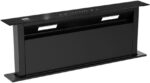 Coifa de Embutir para Bancada Eos Premium 90cm Downdraft All Black 1200m³/h Epco91bp 220v - Imagem 6
