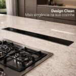 Coifa de Embutir para Bancada Eos Premium 90cm Downdraft All Black 1200m³/h Epco91bp 220v - Imagem 7
