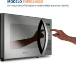 MONDIAL Micro-Ondas, Cinza/Espelhado, 1200W, 110V - MO-01-21-E - Imagem 4