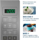 MONDIAL Micro-Ondas, Cinza/Espelhado, 1200W, 110V - MO-01-21-E - Imagem 5