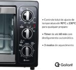 Forno Elétrico Bancada Gallant com Timer 28L Preto 220V GFO28EM2A-PT220 - Imagem 4
