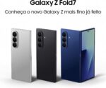 Celular Samsung Galaxy Z Fold7 512GB, 12GB RAM Tela 8.0" - Azul - Imagem 3