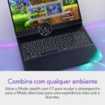 Notebook Gamer Dell Alienware Aurora 16" WQXGA | Intel Core 5 | 16GB RAM | 512GB SSD | NVIDIA GeForce RTX 4050 | Linux | AC16-C5210H-D20 - Imagem 11
