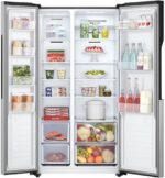 LG Geladeira Side by Side 519 Litros Frost Free Inverter Prata com Multi Air Flow - Imagem 5
