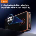 Power Bank Carregador Portátil 20000mAh com Carga Rápida, Led Indicador de Bateria, Bateria Portatil para Dispositivos iOS e Android, USB, Type-C, Preto - Imagem 3