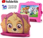 Tablet Infantil Patrulha Canina Skye com Controle Parental 4GB RAM + 64GB + Tela 7 pol + Case + Wi-fi + Android 13 + Quad Core Multi - NB422 - Imagem 5