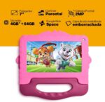 Tablet Infantil Patrulha Canina Skye com Controle Parental 4GB RAM + 64GB + Tela 7 pol + Case + Wi-fi + Android 13 + Quad Core Multi - NB422 - Imagem 10