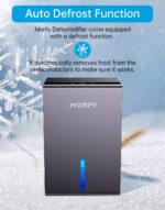MORFY Desumidificador, pequeno desumidificador para quarto, banheiro, trailer com desligamento automático, desumidificadores compactos silenciosos para quarto, armário de casa, lavanderia - Imagem 6