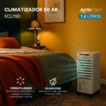 Climatizador de Ar Eos 7,5 Litros 4 em 1 com Controle Remoto Só Frio Ecl75d 110v - Imagem 4