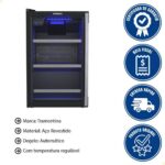 Cervejeira Venax Blue Light 100 Preto Fosco Porta Invertida (220V) - Imagem 2