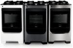 Fogão Consul 4 bocas cor Inox com mesa de vidro e grade de ferro fundido - CFO4VAR BIVOLT - Imagem 6