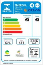 Fogão 4 Bocas Atlas Mônaco Top Mesa de Inox a Gás Bivolt - Imagem 8