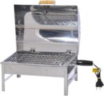 Churrasqueira De Inox Elétrica Com Tampa A Bafo Sem Fumaça 127v - Imagem 4