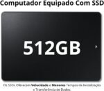 PC Gamer Completo, Intel Core i5, 16GB RAM DDR3, SSD 512GB, Monitor 23 Polegadas, Kit Gamer com Headset - Imagem 4