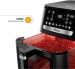 Air Fryer Philco 9,5L Visor Glass Redstone 1800W PAF95A 127V - Imagem 12