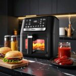 Air Fryer Philco 9,5L Visor Glass Redstone 1800W PAF95A 127V - Imagem 16
