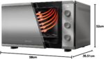 Forno Elétrico de bancada Mueller Espelhado 50 litros e 3 Modos de Assar MFB50K 127V - Imagem 10
