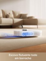 DREAME D10 Plus Gen 2 Robô Aspirador e Mopa com Base de Autolimpeza para 90 Dias de Limpeza, Sucção de 6000 Pa e Navegação LiDAR, Desvio de Obstáculos, Conexão Wi-Fi, 127v - Imagem 3