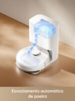 DREAME D10 Plus Gen 2 Robô Aspirador e Mopa com Base de Autolimpeza para 90 Dias de Limpeza, Sucção de 6000 Pa e Navegação LiDAR, Desvio de Obstáculos, Conexão Wi-Fi, 127v - Imagem 4
