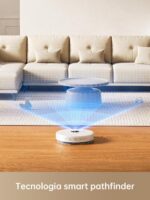DREAME D10 Plus Gen 2 Robô Aspirador e Mopa com Base de Autolimpeza para 90 Dias de Limpeza, Sucção de 6000 Pa e Navegação LiDAR, Desvio de Obstáculos, Conexão Wi-Fi, 127v - Imagem 6