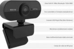 Webcam Full HD 1080p com Microfone - Para Home Office e Videoconferências, Preto - Imagem 5