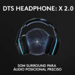 Headset Gamer Sem Fio Logitech G935 7.1 Dolby Surround com RGB LIGHTSYNC, Drivers de Áudio Avançados e Bateria Recarregável para PC, PlayStation, Xbox e Nintendo Switch - Imagem 4