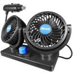 Ventilador De Painel 12v Duas Cabeças Automotivo Ajustavel Carro - Imagem 6