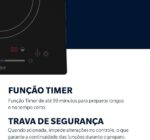 Oster Cooktop por Indução, 2 Bocas, Touch Screen 2 em 1, 220V, OTOP202 - Imagem 8