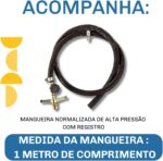 Fogão Industrial 4 Bocas Alta Pressão Lx Roa C/Mangueira - Imagem 6