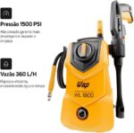WAP Lavadora de Alta Pressão WL 1800 360L/h Portátil, com Jato em Leque e Concentrado 1500psi 1400W 220V - Imagem 6