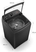 Máquina de Lavar Cinza Platinum Brastemp 14kg com Smart Sensor e Função Reduzir Tempo - BWJ14A9 110v - Imagem 8