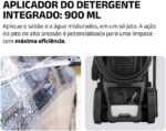 MONDIAL Lavadora de Alta Pressão Aqua Power III, Cinza/Amarelo, 1800W, 220V - LAP-03-GY - Imagem 6