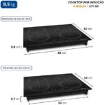 MONDIAL Cooktop por Indução 4 bocas, Preto, 7000W, 220V - CTI-03 - Imagem 6