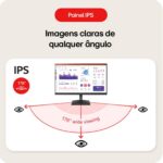 Monitor PC Gamer LG 24MS500 24” IPS 100Hz Full HD HDMI 2x - Imagem 3
