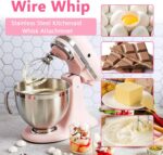 Batedeira de fio de 6 litros para KitchenAid compatível com KN256WW WP9703491 AP3038058 PS401603 - Imagem 3